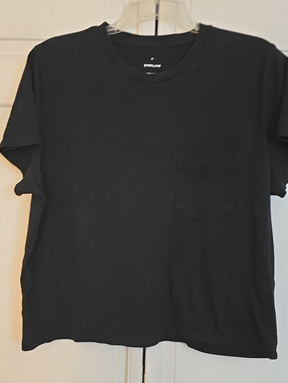 Everlane Black Short-Sleeve Pocket Tee Wms Xl